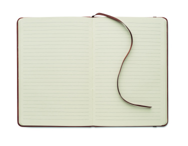 Logo trade corporate gifts picture of: A5 smokey PU notebook